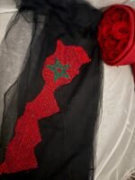 Abaya Moroccan map & flag